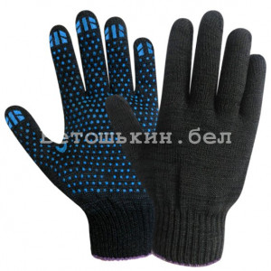 фотография перчаток х б 5 нитей 10 класс вязки черные