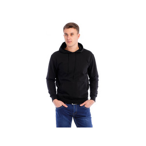 изображение толстовки, байки с капюшоном черного цвета