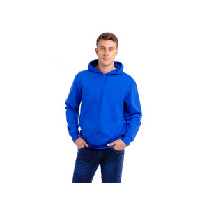 изображение толстовки, байки с капюшоном синего цвета